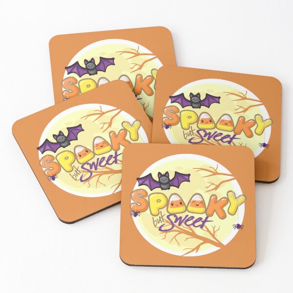 Item preview, Spooky but Sweet (orange background) designed and sold by ElephantShoe.