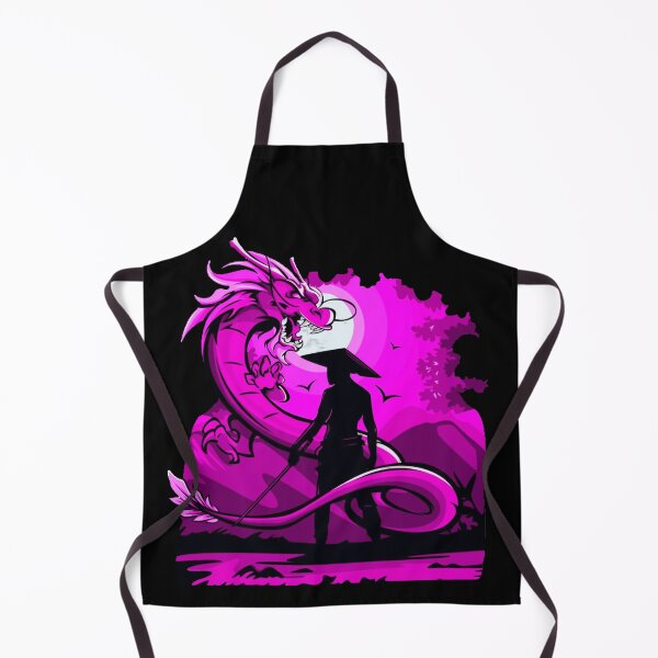 Item preview, Pink Anime Samurai and Dragon design designed and sold by Dven-Clothes.