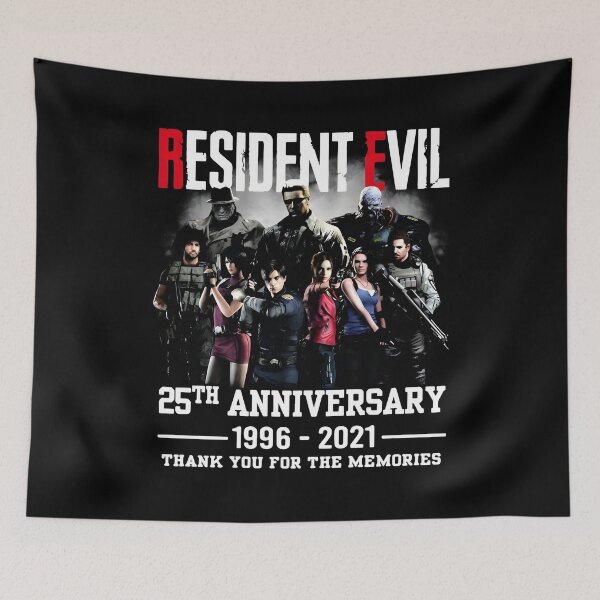 Item preview, "  Official Resident Evil 25th Anniversary 1996 2021 Thank You For The Memories" designed and sold by WilhelmWagner.