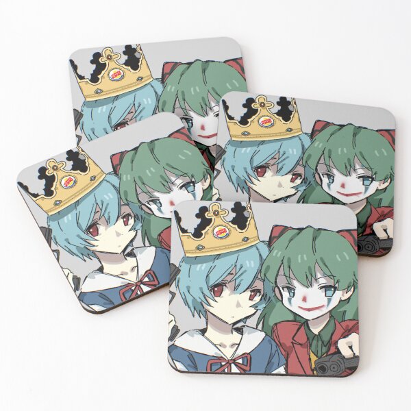 Item preview, Rei and Asuka Joker and Crown designed and sold by SgtAwesomeness.