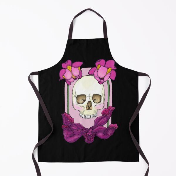 Item preview, Pink Sparkle Skull Over Purple Pitcher Plant designed and sold by Tippitiwichet.
