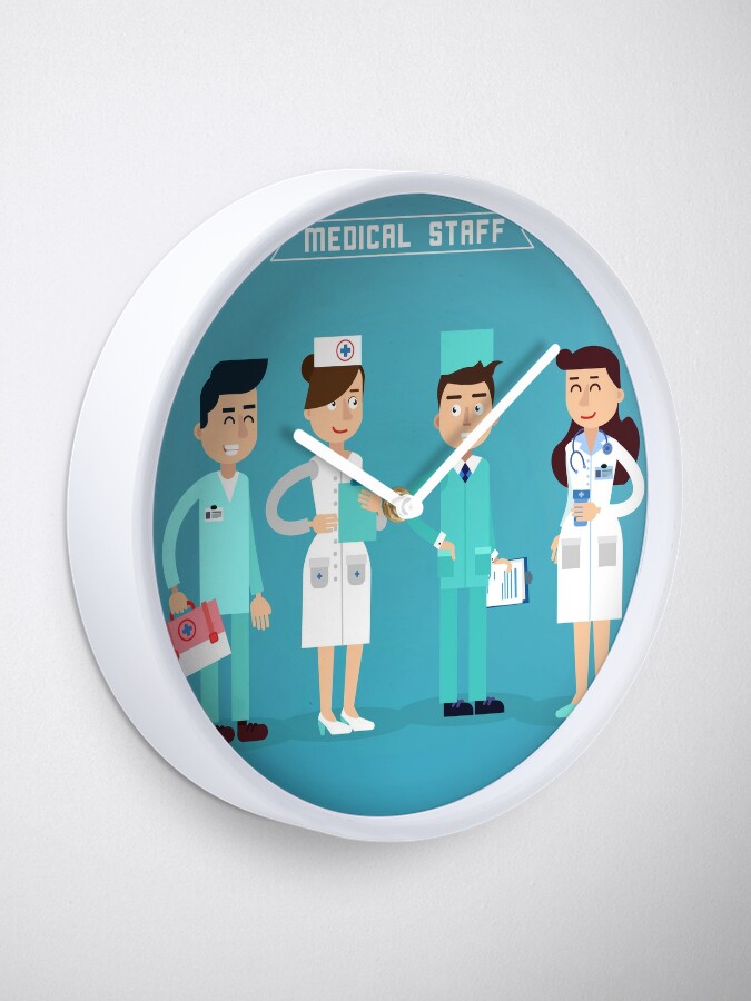 Nurse with Medical Icons Set. Health Care Stuff Greeting Card for Sale by  ivector