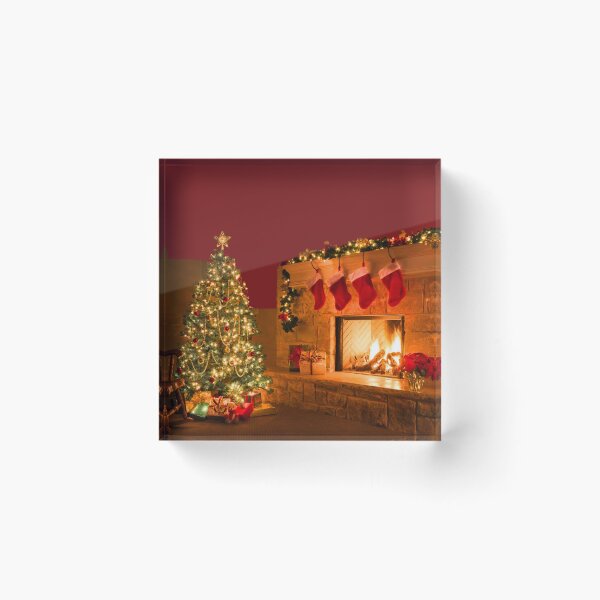 Item preview, Crackling Christmas Fireplace  designed and sold by ontological.