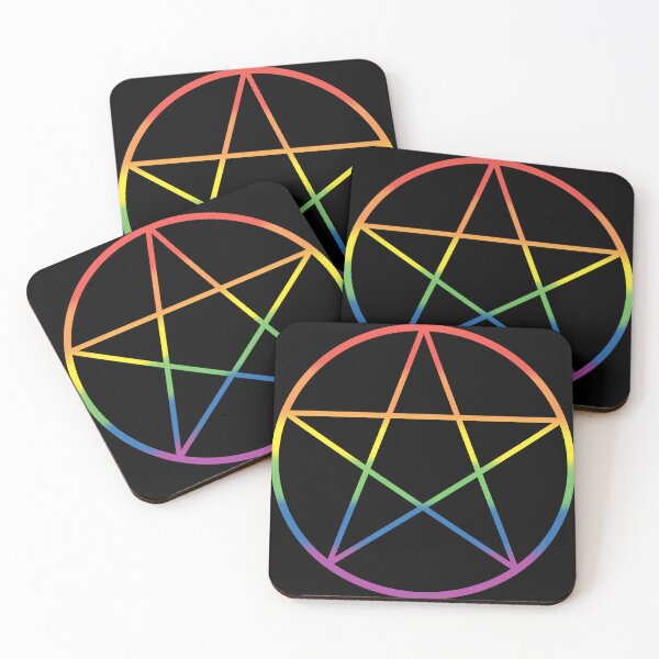 Item preview, Simple LGBTQ+ Pentacle Lines designed and sold by Queen-Rosaleen.