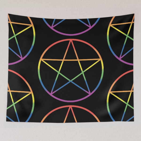 Item preview, Simple LGBTQ+ Pentacle Lines designed and sold by Queen-Rosaleen.