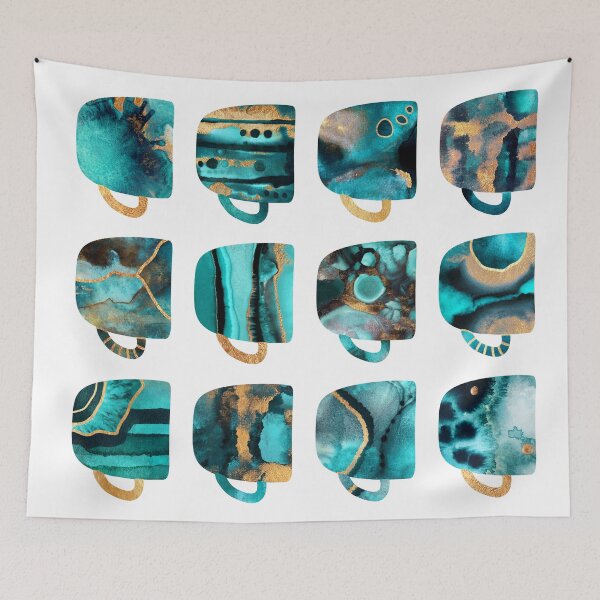 Item preview, My Favorite Coffee Cups designed and sold by Elisabeth Fredriksson.