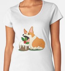 Christmas Corgi Women's Premium T-Shirt