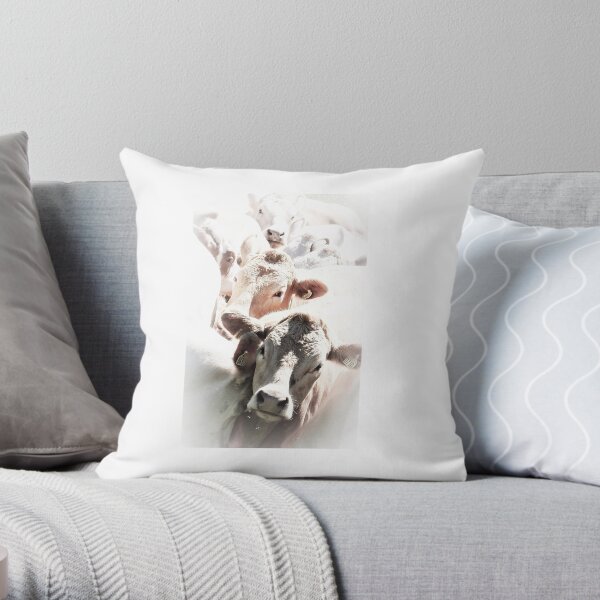 Cow parade Throw Pillow