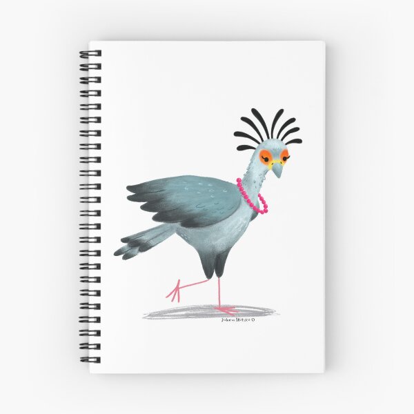Item preview, Secretary Bird with necklace designed and sold by julianamotzko.