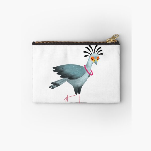 Item preview, Secretary Bird with necklace designed and sold by julianamotzko.