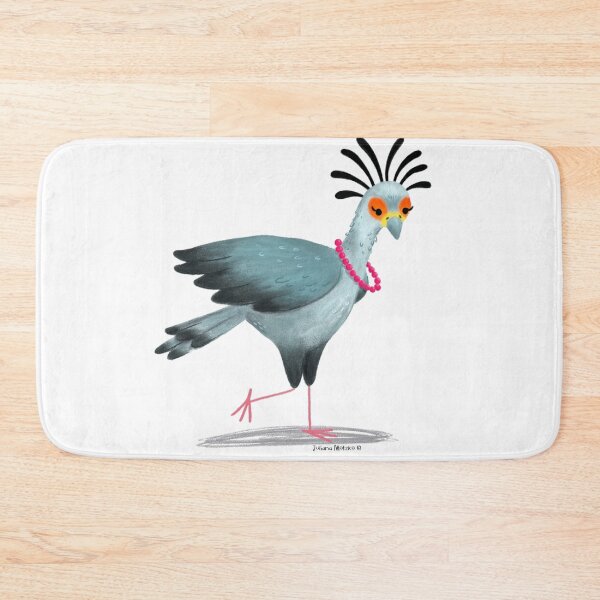 Item preview, Secretary Bird with necklace designed and sold by julianamotzko.