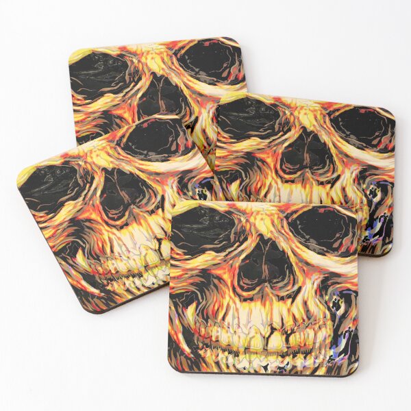 Item preview, FLAMING SKULL designed and sold by BOLLA67.