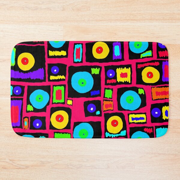 Item preview, Retro 80's Abstract Color Splash Turntables designed and sold by ColourTrips.