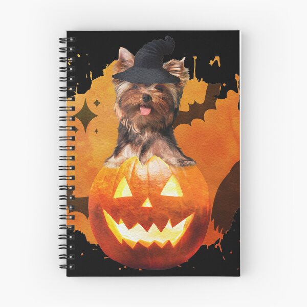 Item preview, Lindo Yorkie con Calabaza designed and sold by CritterSticker.