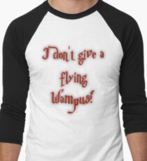 I Don't Give A Flying Wampus! Men's Baseball ¾ T-Shirt