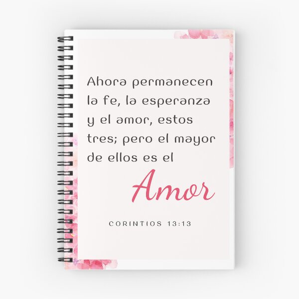 Item preview, Corinthians 13:13 Bible Verse In Spanish designed and sold by bible-prints.