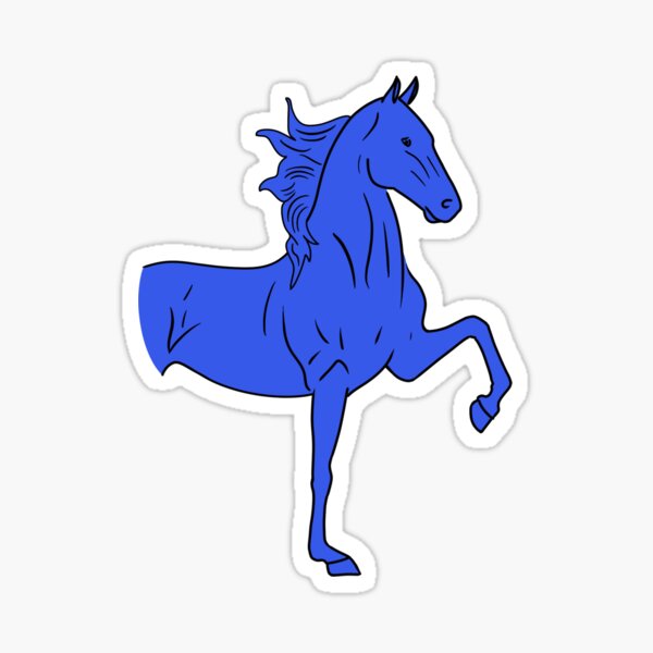Aperçu de l'œuvre Cheval de selle américain bleu créée et vendue par theaadesigns.