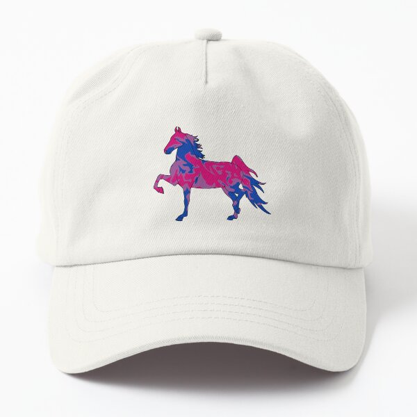 Aperçu de l'œuvre Swirly Saddlebred Trot Rose Violet Bleu créée et vendue par theaadesigns.