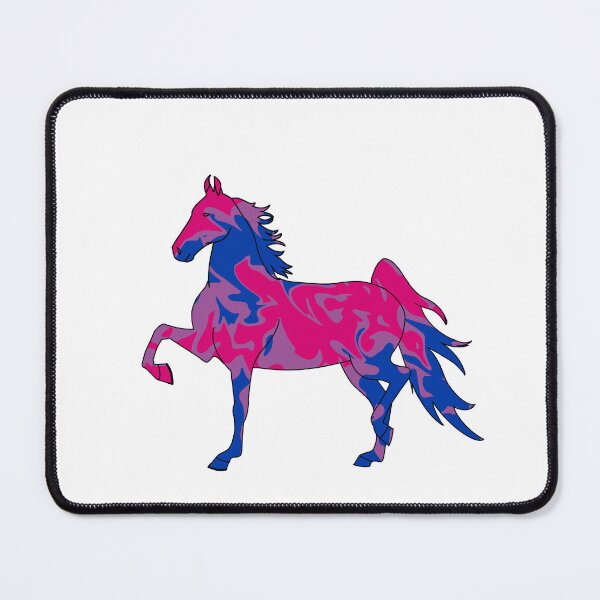 Item preview, Swirly Saddlebred Trotting Pink Purple Blue designed and sold by theaadesigns.