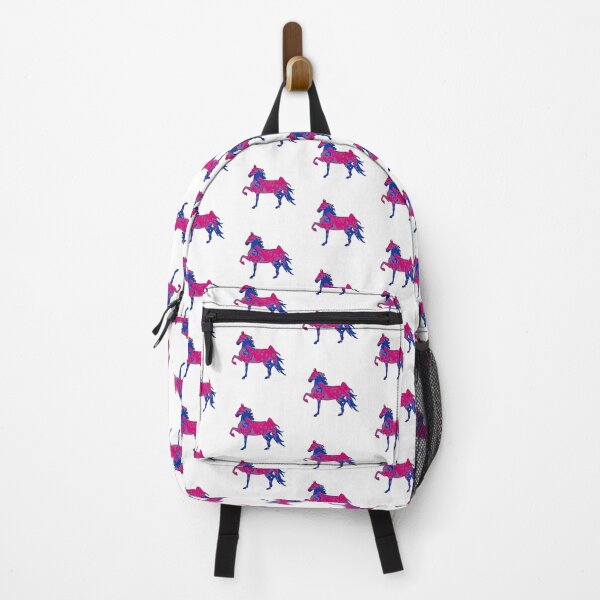 Item preview, Swirly Saddlebred Trotting Pink Purple Blue designed and sold by theaadesigns.