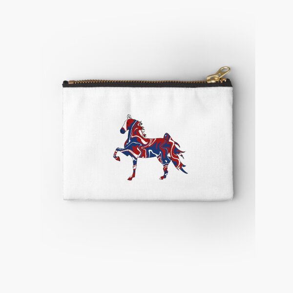 Item preview, Swirly Saddlebred Trotting Red White and Blue designed and sold by theaadesigns.