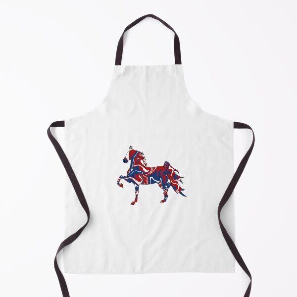 Item preview, Swirly Saddlebred Trotting Red White and Blue designed and sold by theaadesigns.