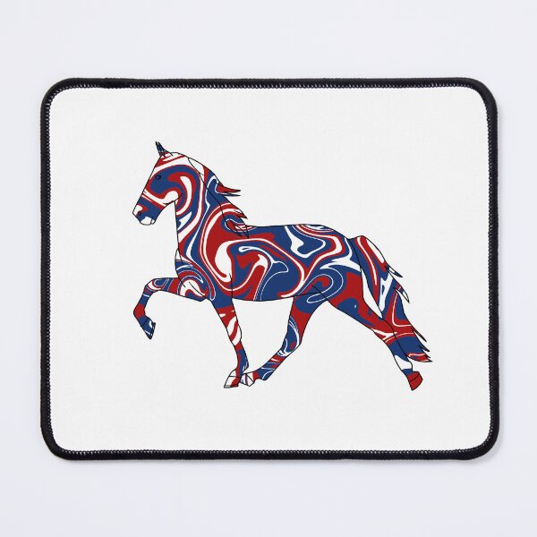Item preview, Whirly Walking Horse Red White and Blue designed and sold by theaadesigns.