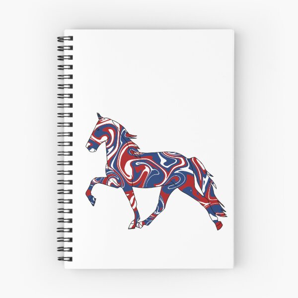 Item preview, Whirly Walking Horse Red White and Blue designed and sold by theaadesigns.