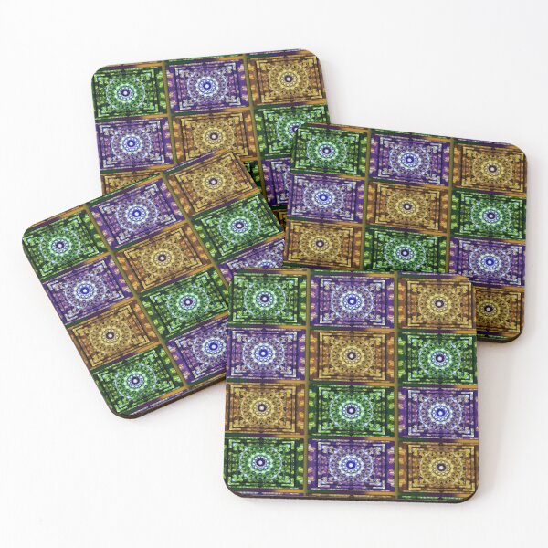 Item preview, Purple, Gold, Green Stamps  designed and sold by Gravityx9.