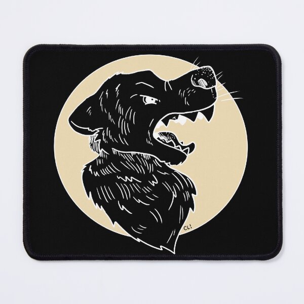 Aperçu de l'œuvre Loup-garou créée et vendue par Claire Doodles.