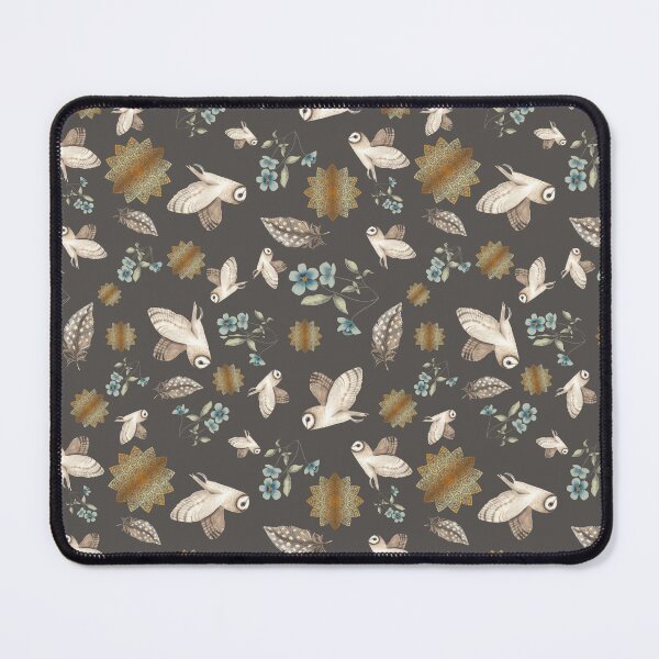 Item preview, Barn Owls Pattern in brown designed and sold by snowyowls.