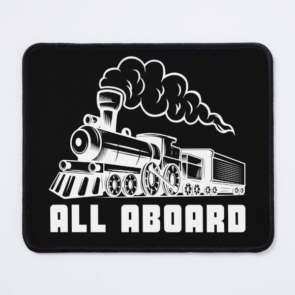 Item preview, All Aboard Vintage Retro Steam Train Squad Crew Matching Costume designed and sold by 27th-Tee.