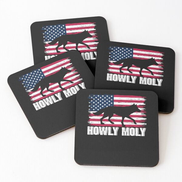 Item preview, Howly Moly American USA Flag Hunt Howling Coyote Hunter designed and sold by Tomsens.