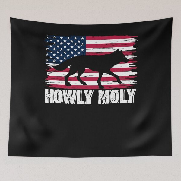 Item preview, Howly Moly American USA Flag Hunt Howling Coyote Hunter designed and sold by Tomsens.