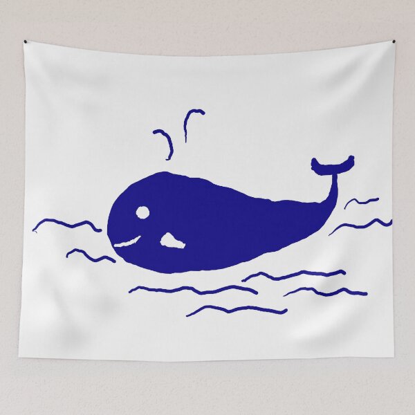 Item preview, Cheerful Little Whale designed and sold by ColourTrips.