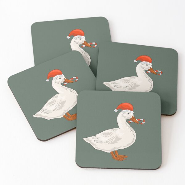 Item preview, Christmas duck, winter duck, Santa duck  designed and sold by Kaleikaydesign.