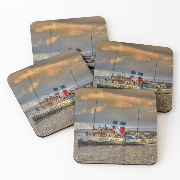 Item preview, Paddle Steamer Waverley at the end of the day. designed and sold by DerickGray.
