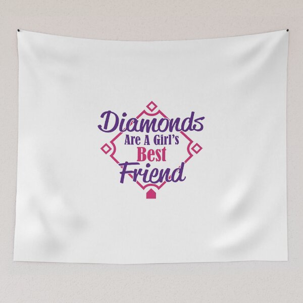 Item preview, Diamonds Are A Girl's Best Friend designed and sold by GraffitiBox.