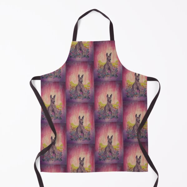 Item preview, Xoloitzcuintle in Marigolds designed and sold by TurnipWilson.