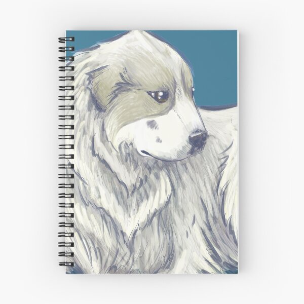 Item preview, Great Pyrenees: Blarieau on Blue designed and sold by thaneydesign.
