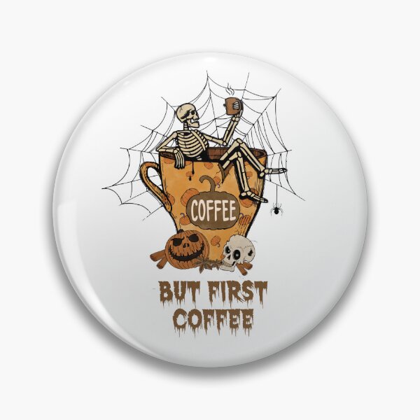 Item preview, Skeleton Dead Inside But First Coffee   designed and sold by joseech.