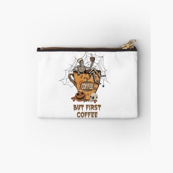 Item preview, Skeleton Dead Inside But First Coffee   designed and sold by joseech.