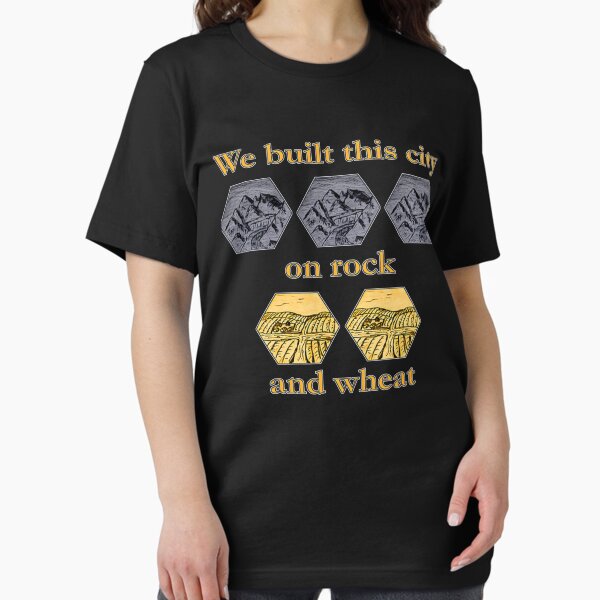 Aperçu de l'œuvre Catans Nous avons construit cette ville T-shirt classique créée et vendue par troycooperr.