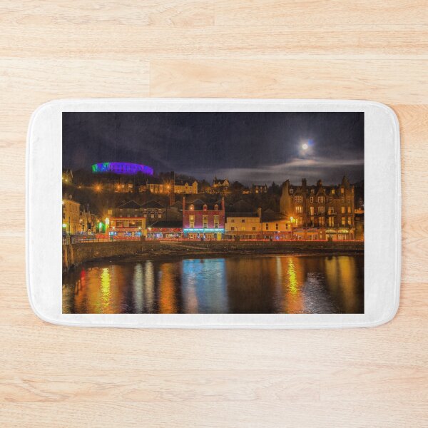 Item preview, Full moon over Oban with McCaig's tower in colour designed and sold by DerickGray.