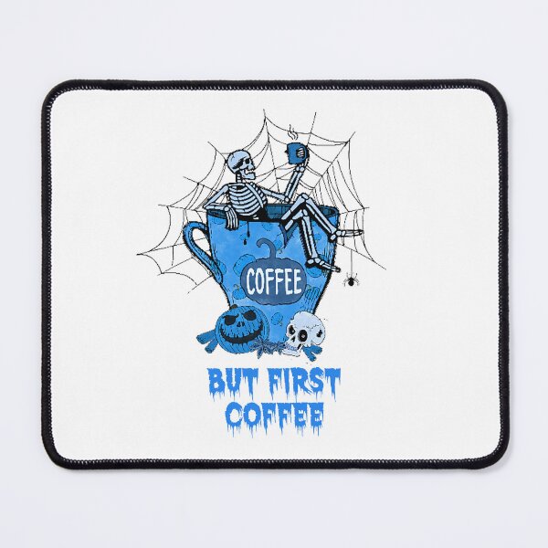 Item preview, Dead Inside Skeleton But First Coffee designed and sold by joseech.