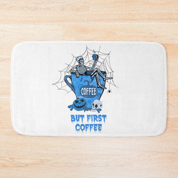 Item preview, Dead Inside Skeleton But First Coffee  designed and sold by joseech.
