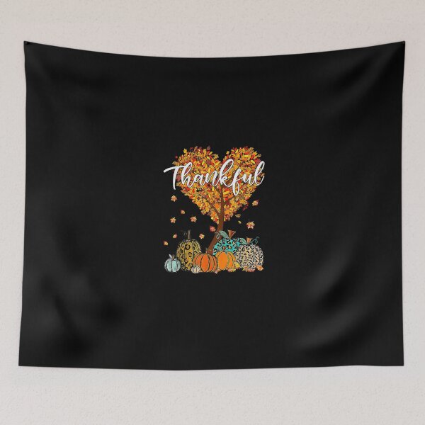 Item preview, Happy Thanksgiving Day Autumn Fall Thankful Pumpkin Leopard T-Shirt designed and sold by BaseLance.