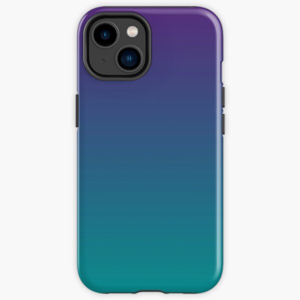 Ombre | Gradient Colors | Purple and Teal |  iPhone Tough Case
