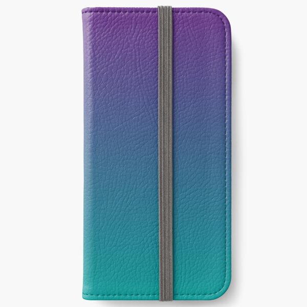 Ombre | Gradient Colors | Purple and Teal | iPhone Wallet