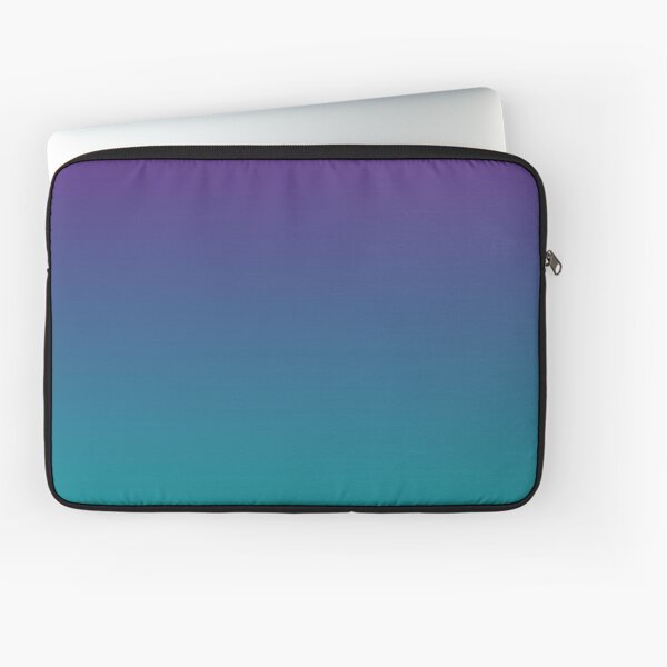 Ombre | Gradient Colors | Purple and Teal |  Laptop Sleeve